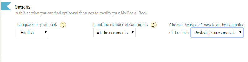 Additional Settings in My Social Book