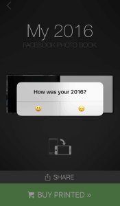 Rating the Year in PastBook My Year App
