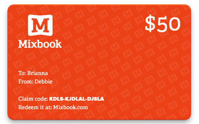 Mixbook Gift Certificate