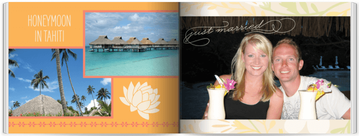Correct Use of Theme in a Honeymoon Photo Book