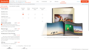 Shutterfly Photo Book Options