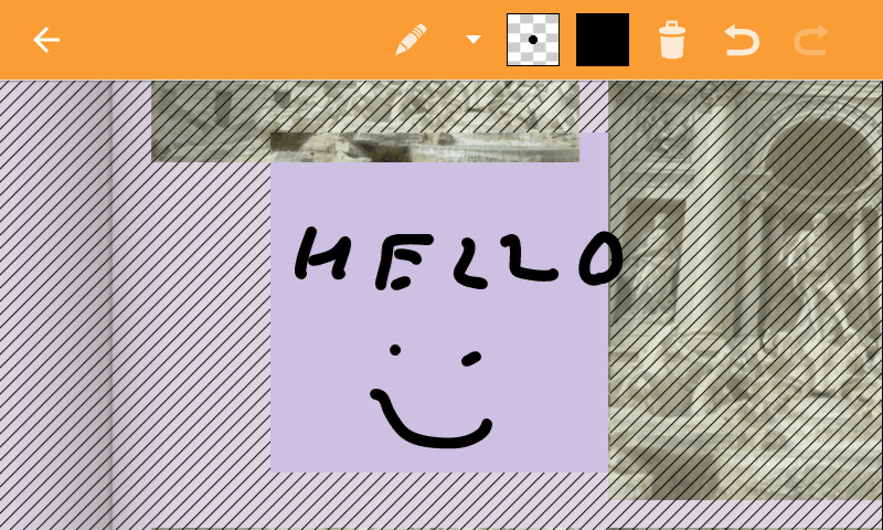 Doodling in the SmileBooks App